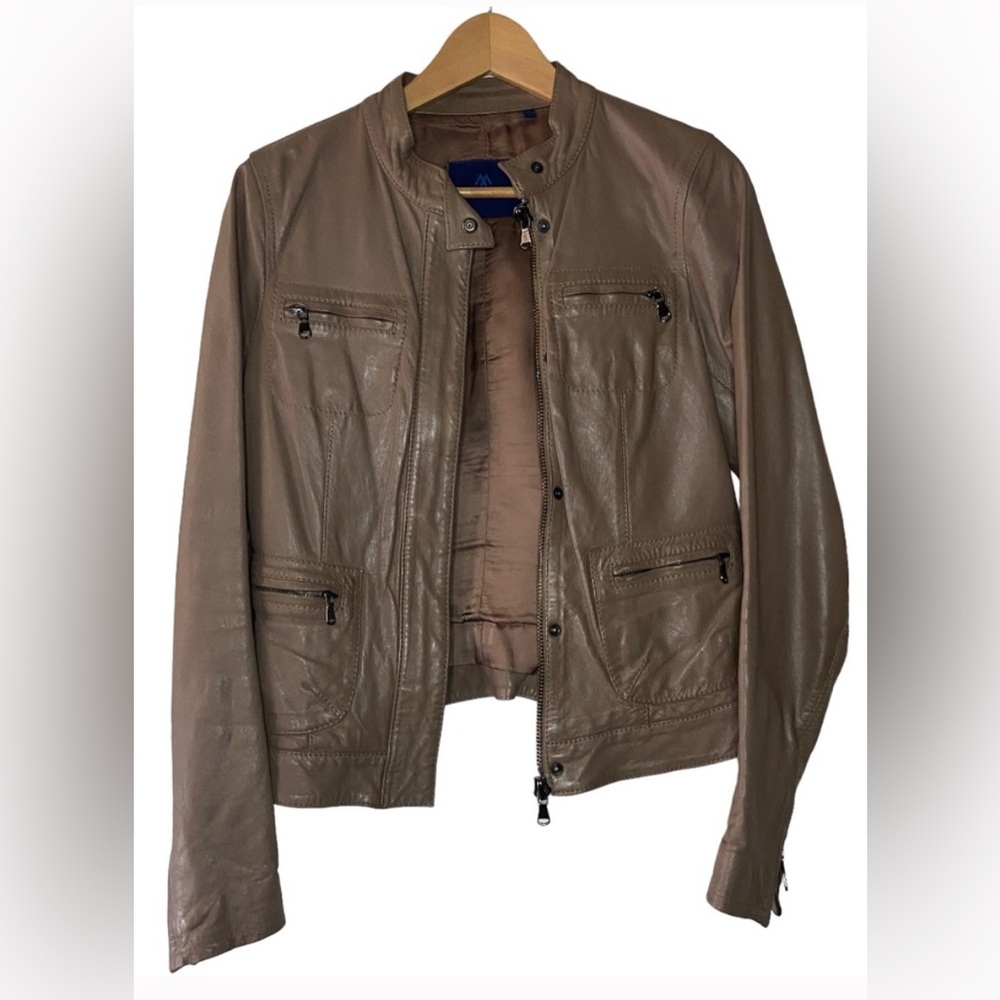 Martin & Osa Leather Jacket | Genuine Leather Jacket Tan